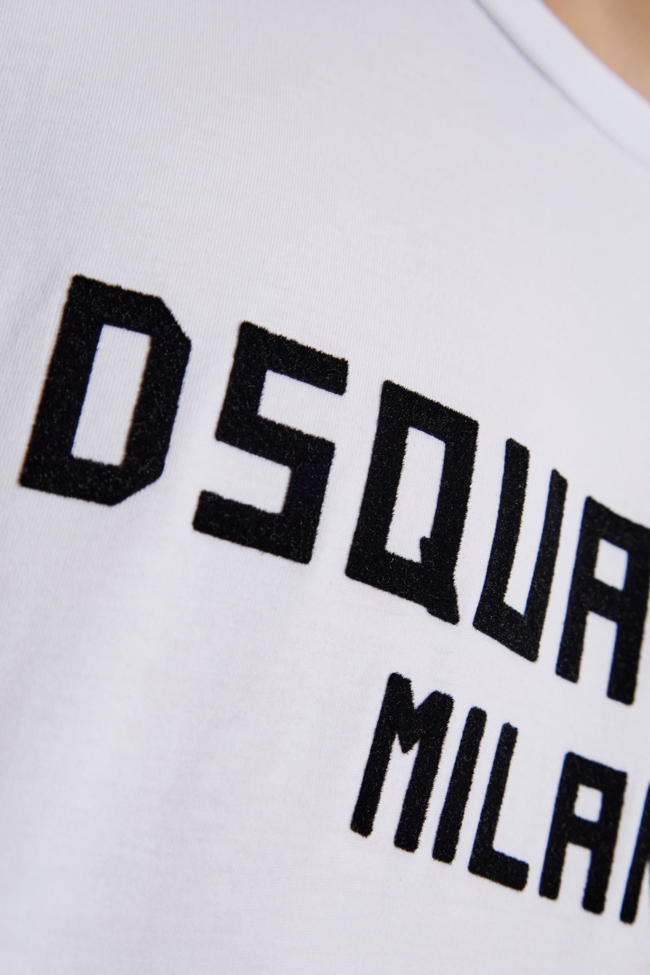 DSQUARED2 ロゴデザイン スエット ブラック ホワイト DSQUARED2 ディースクエアード 20SS ロゴプリント スウェット